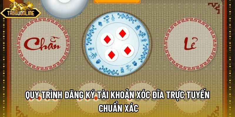 Quy trình đăng ký tài khoản xóc đĩa trực tuyến chuẩn xác Quy trình đăng ký tài khoản xóc đĩa trực tuyến chuẩn xác